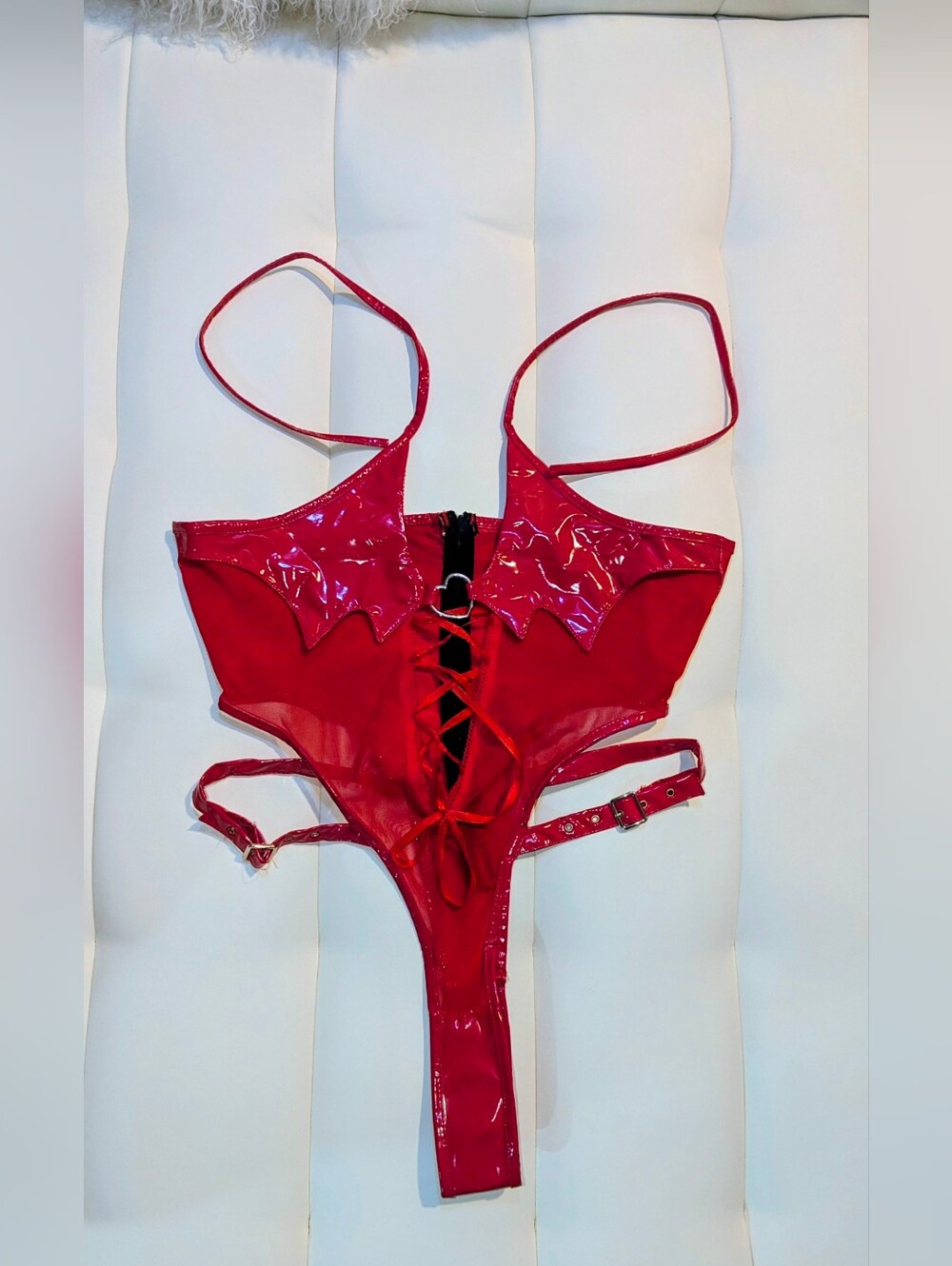 MoeFlavor Red PVC Succubus Costume